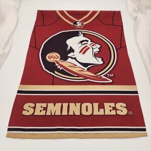 Set of 2 Florida State Football FSU Seminoles 2-Sided Team  House Flag 29" x 43"